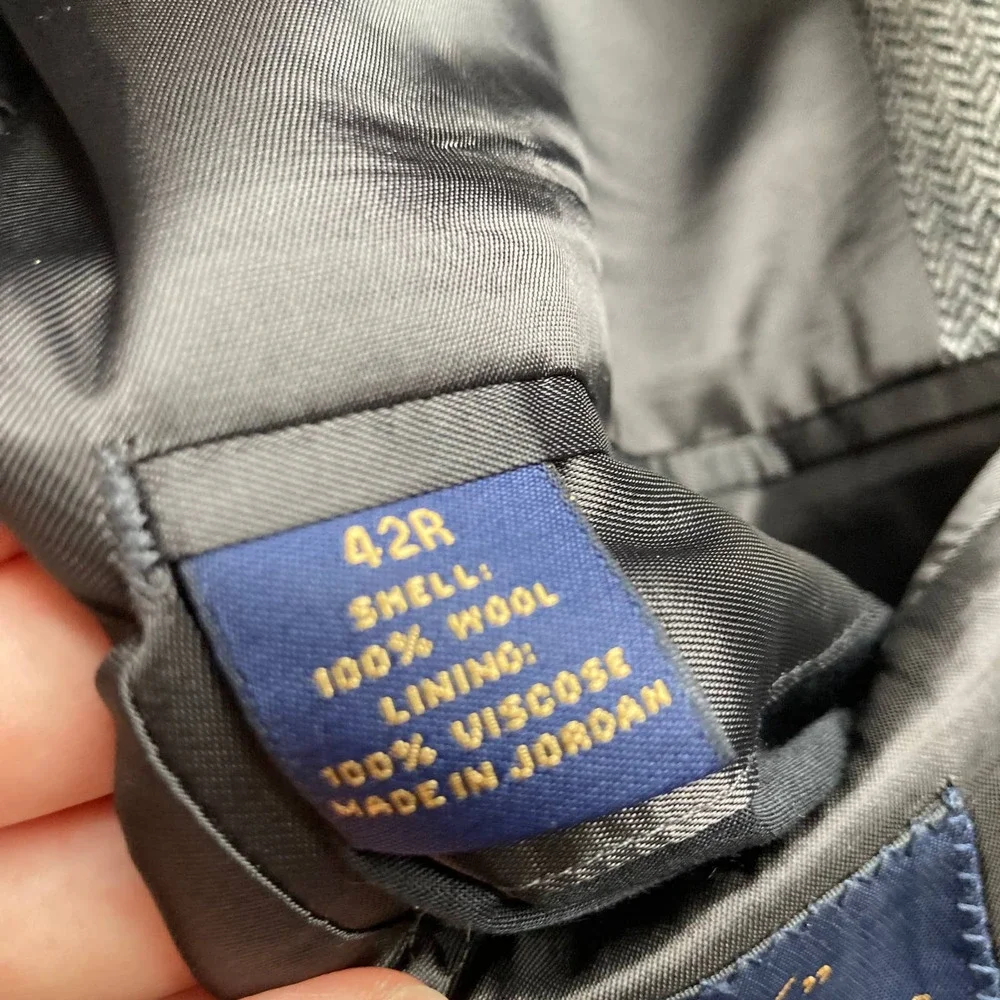 brooks brothers herringbone wool jacket